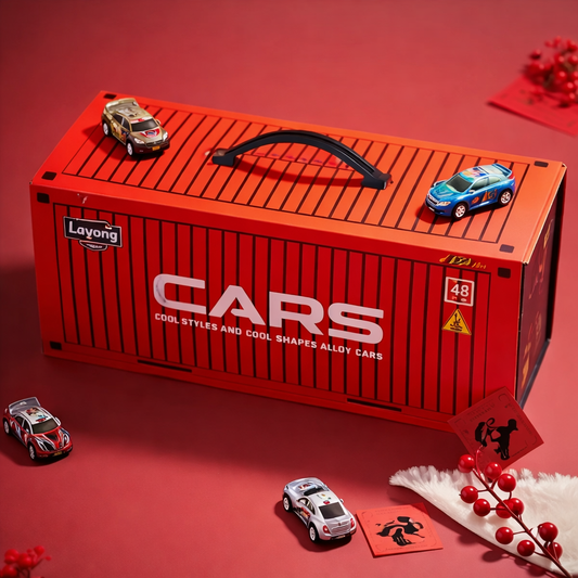 48 PCS Alloy Toy Cars Set with Play Mat – Kids Racing Fun